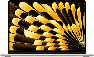 Ноутбук Apple MacBook Air 13" (M5, 2026) 16 ГБ, 1 ТБ SSD, сияющая звезда